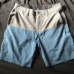 Volcom Blue and Gray Shorts